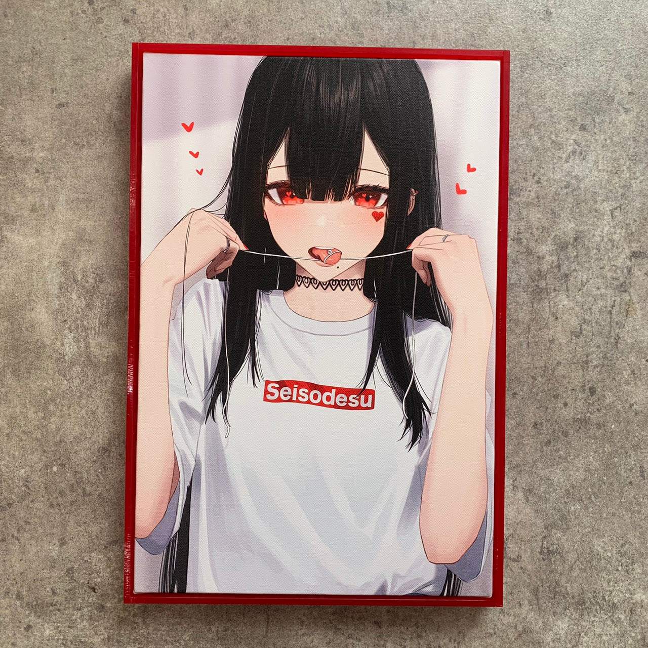 はらけんし個展 『TOUCH』【5点限定】直筆サイン入り アクリルフレームキャンバス