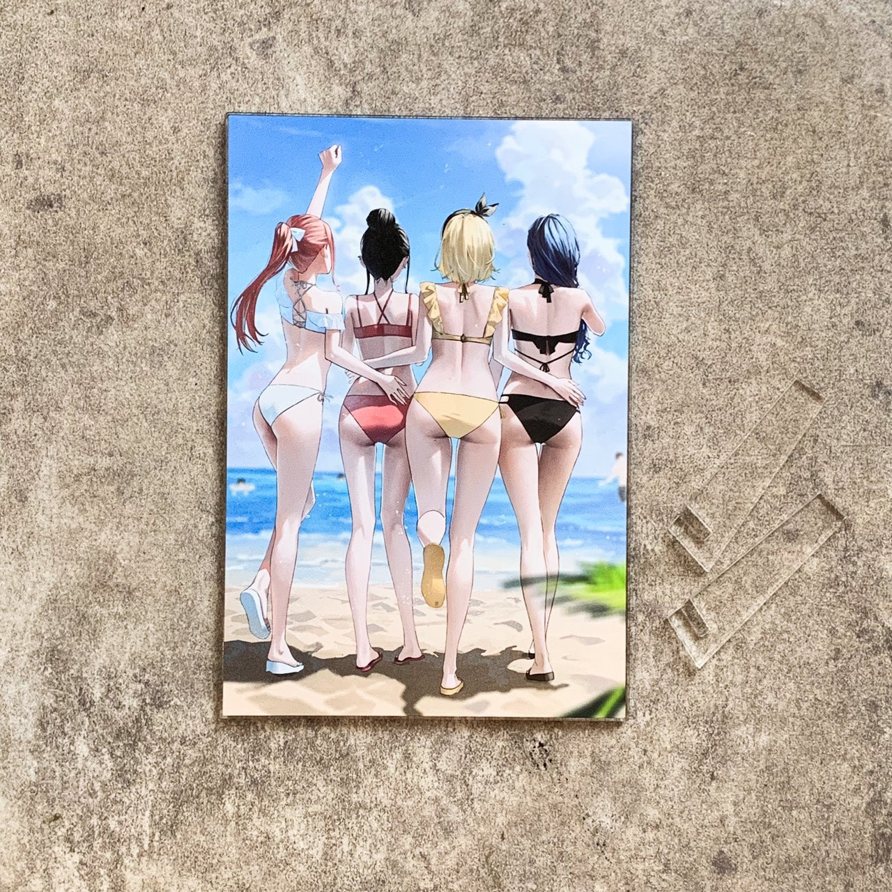 はらけんし個展 『TOUCH』リバーシブルアクリルボード