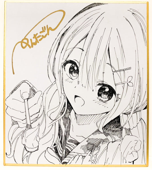 【抽選販売】ぺんたごん個展1点限定直筆イラストミニ色紙 G