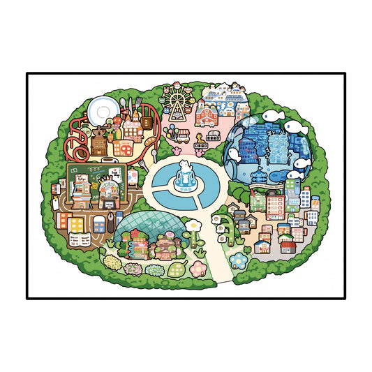 EmST TAO個展『TAOの空想ホテル』B1 マットコーティングポスター(フレーム入り/直筆サイン入り)