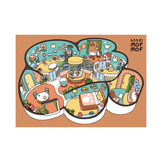 EmST TAO個展『TAOの空想ホテル』マットコーテングポスター B3サイズL