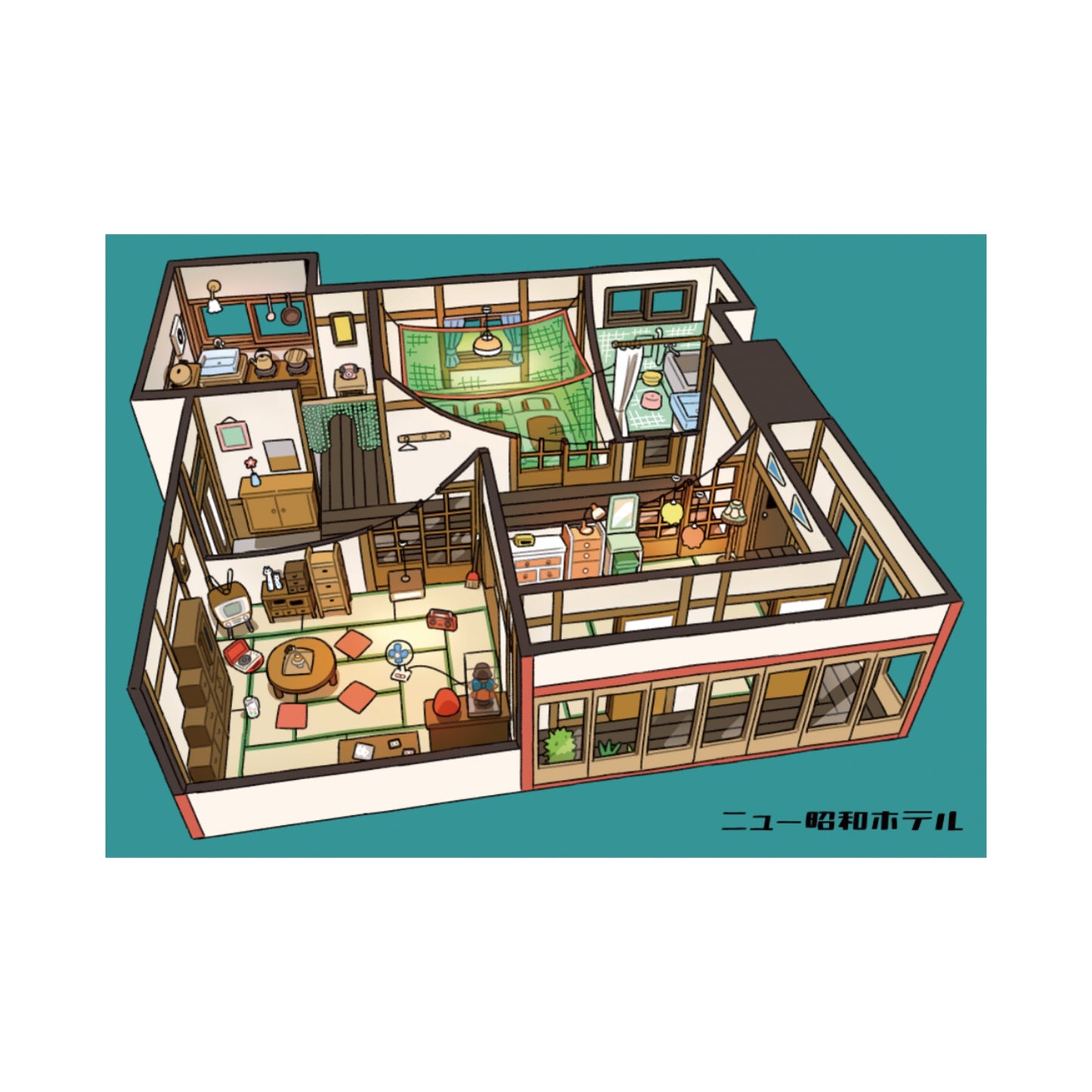 EmST TAO個展『TAOの空想ホテル』マットコーテングポスター B3サイズM