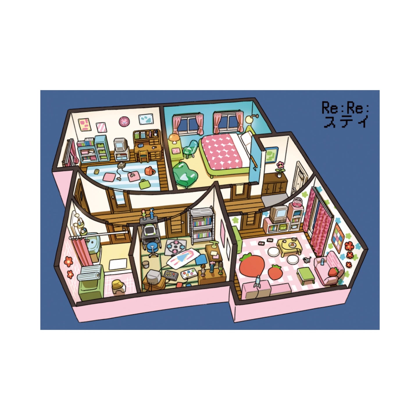 EmST TAO個展『TAOの空想ホテル』マットコーテングポスター B3サイズN
