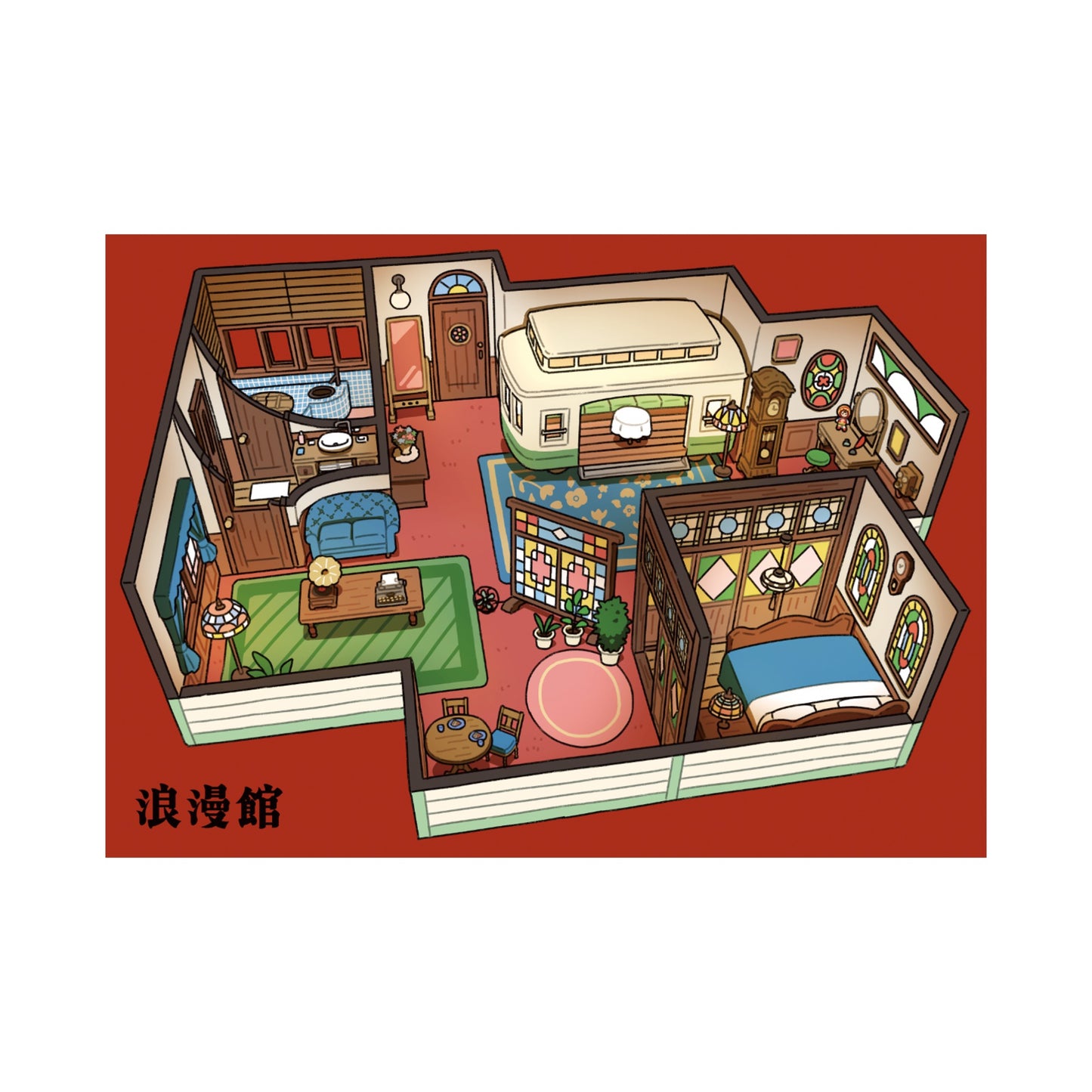 EmST TAO個展『TAOの空想ホテル』マットコーテングポスター B3サイズP