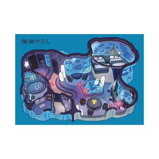 EmST TAO個展『TAOの空想ホテル』マットコーテングポスター B3サイズA