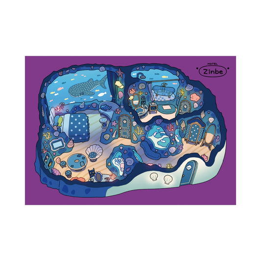 EmST TAO個展『TAOの空想ホテル』マットコーテングポスター B3サイズC