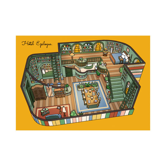 EmST TAO個展『TAOの空想ホテル』マットコーテングポスター B3サイズD