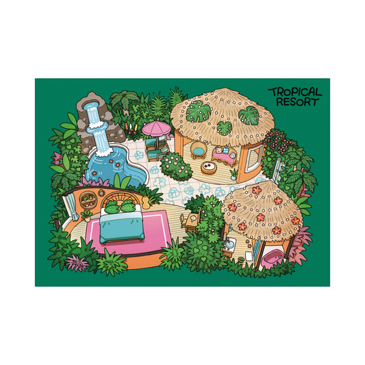 EmST TAO個展『TAOの空想ホテル』マットコーテングポスター B3サイズE