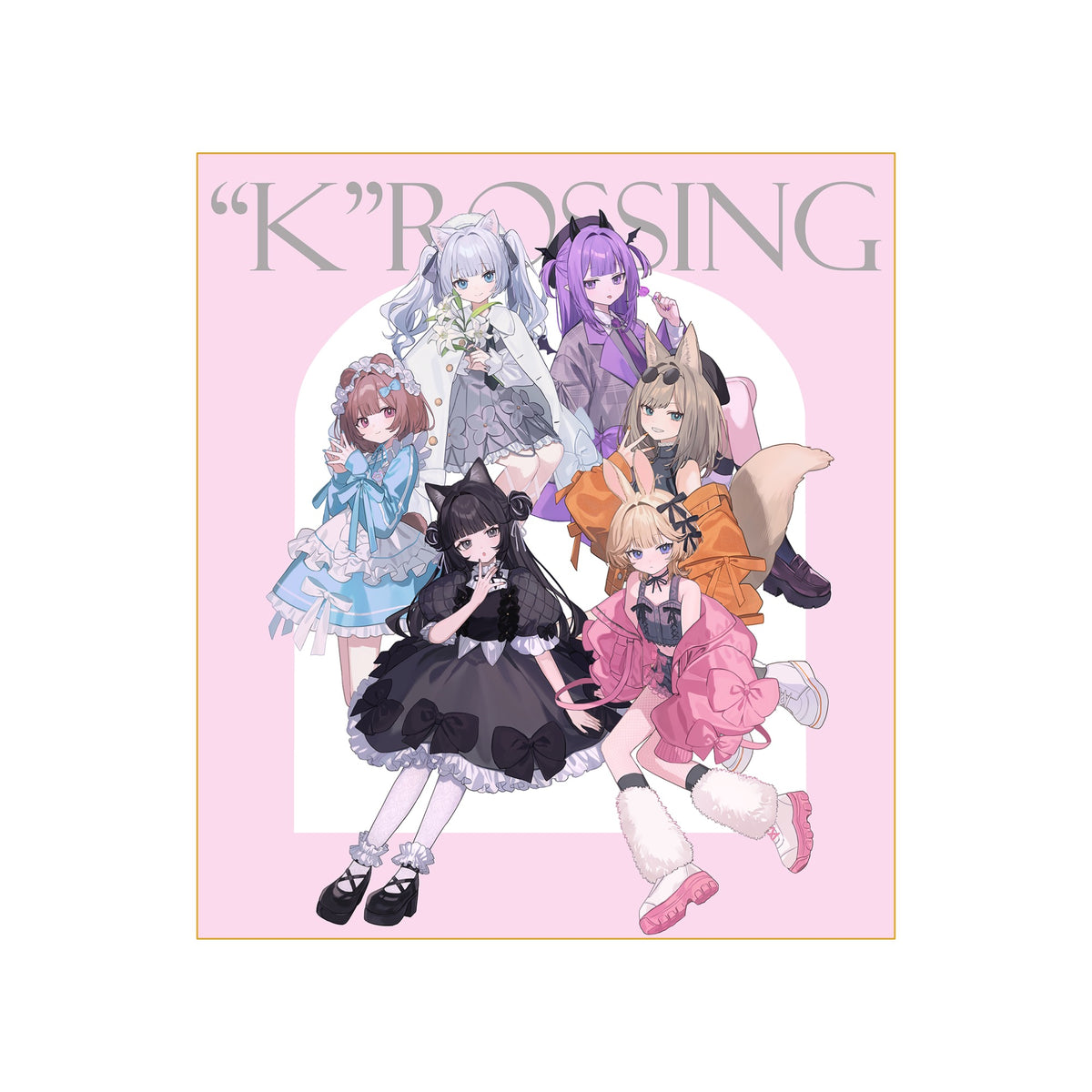 しゅがお個展「“K”ROSSING」WEB限定 直筆サイン入りクリア色紙