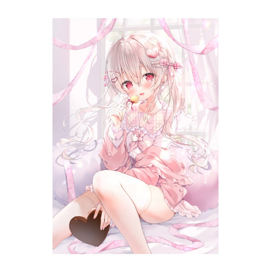 EmST 飴玉コン個展『Marshmallow Candy』B3マットコーティングポスターB