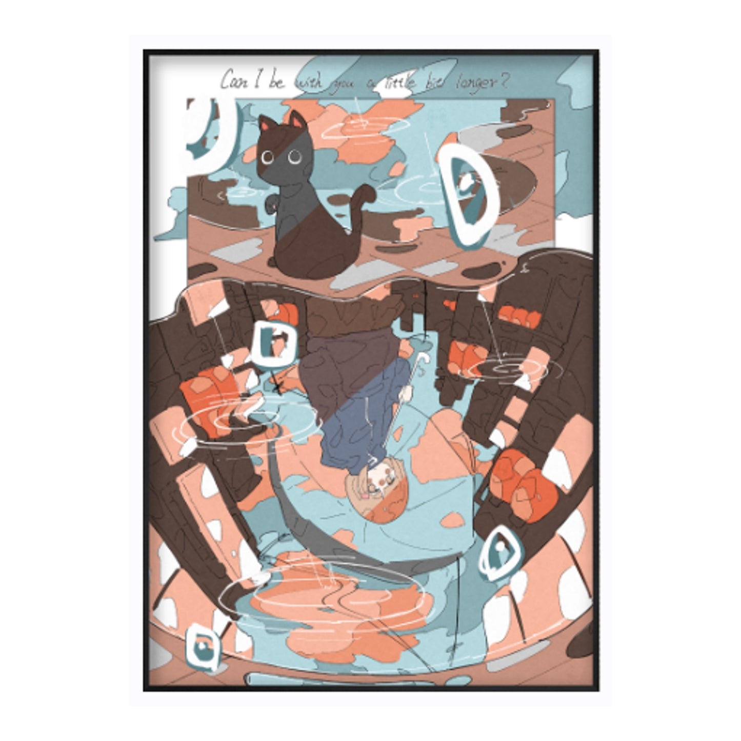 EmST Haる個展『essence』A2サイズレイヤードアクリル