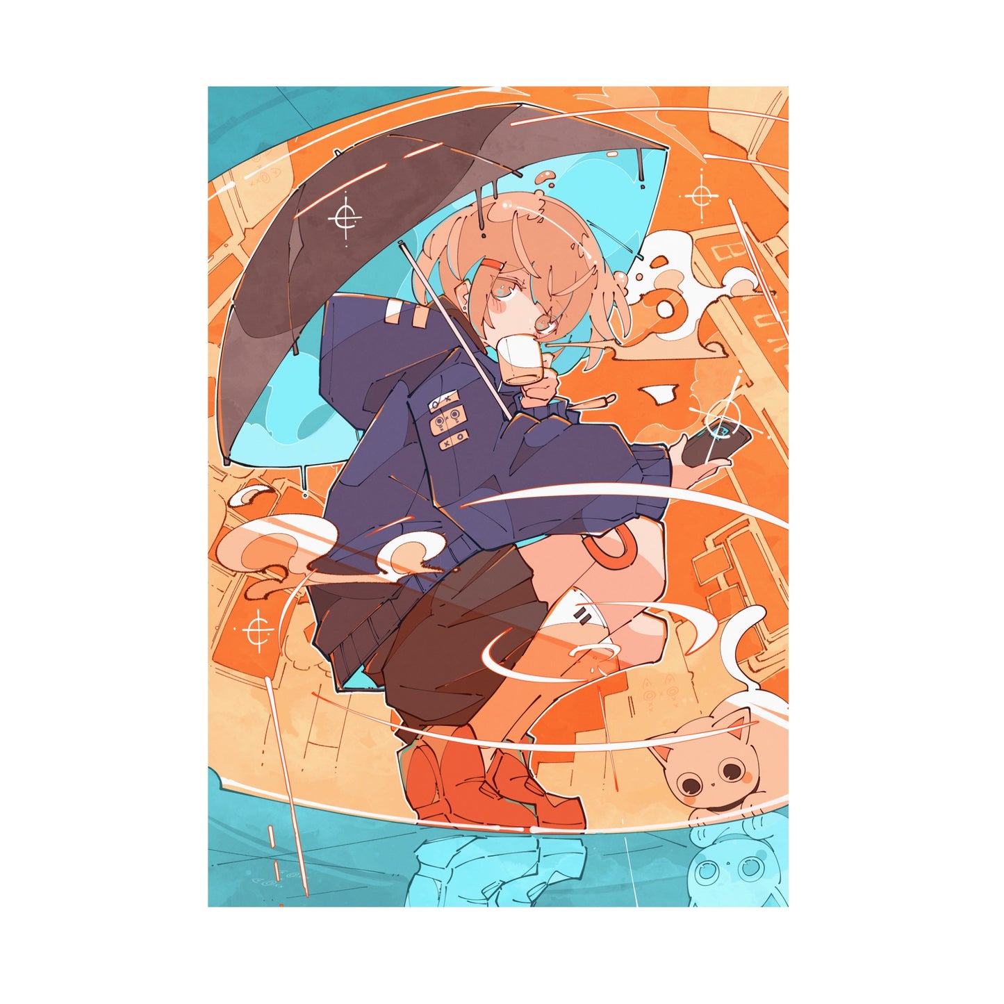 EmST Haる個展『essence』B３マットコーティングA