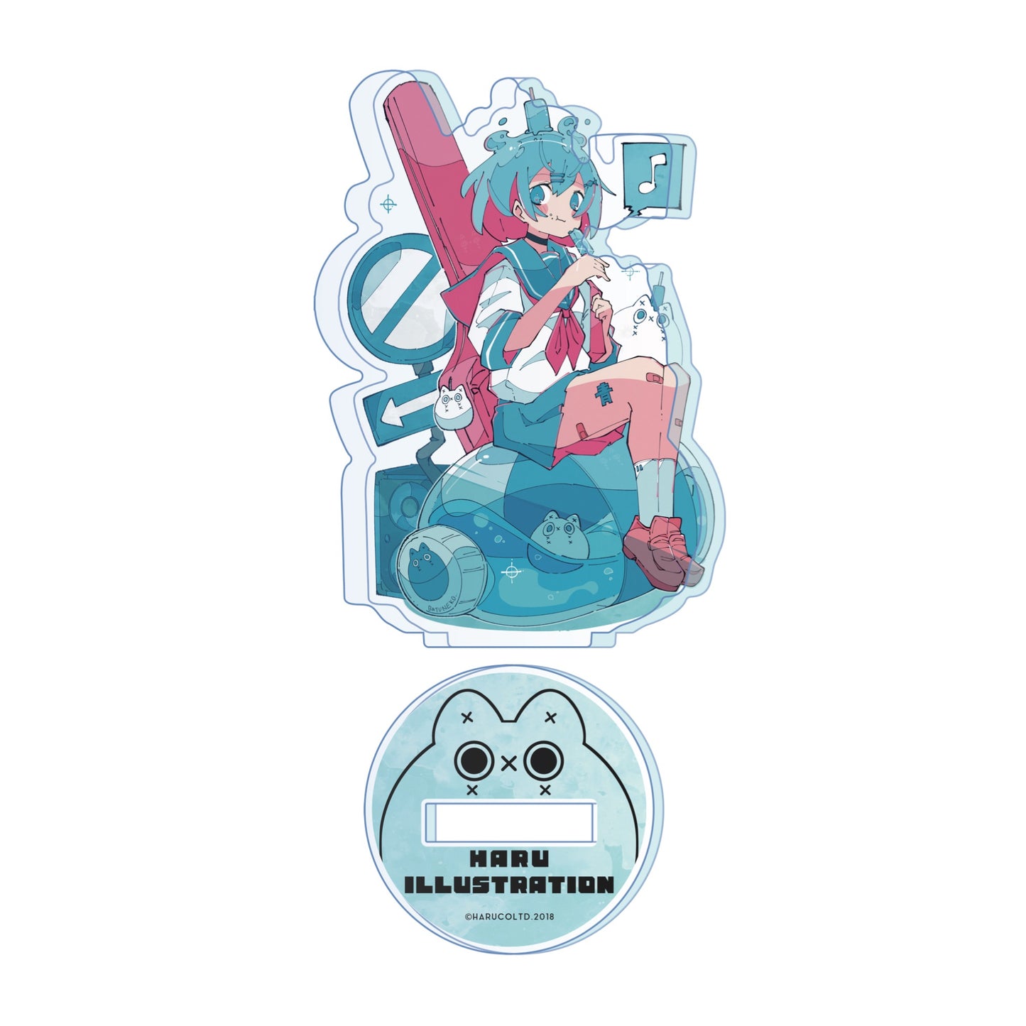 EmST Haる個展『essence』アクリルブロックスタンドA