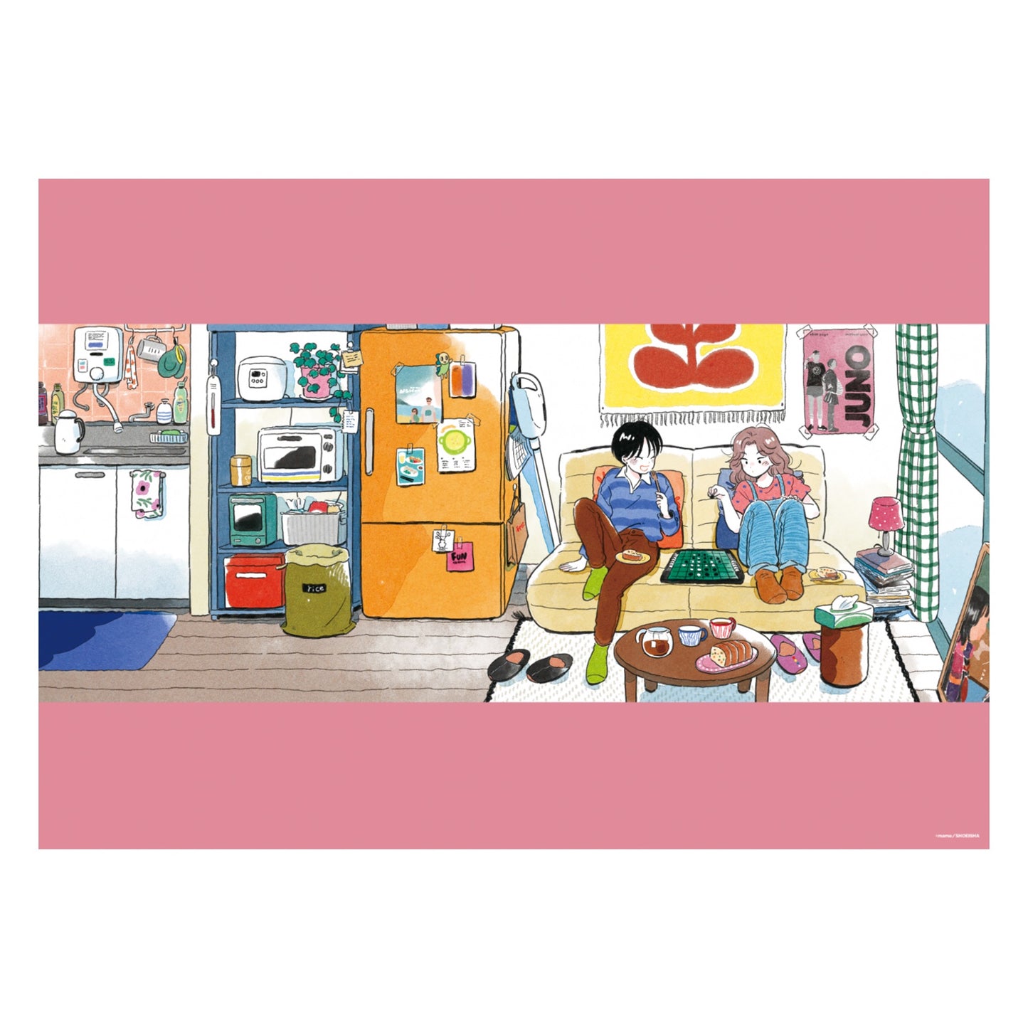 「東京ふたり暮らし日和」刊行記念イベントby mame マットコーティングポスター西荻窪