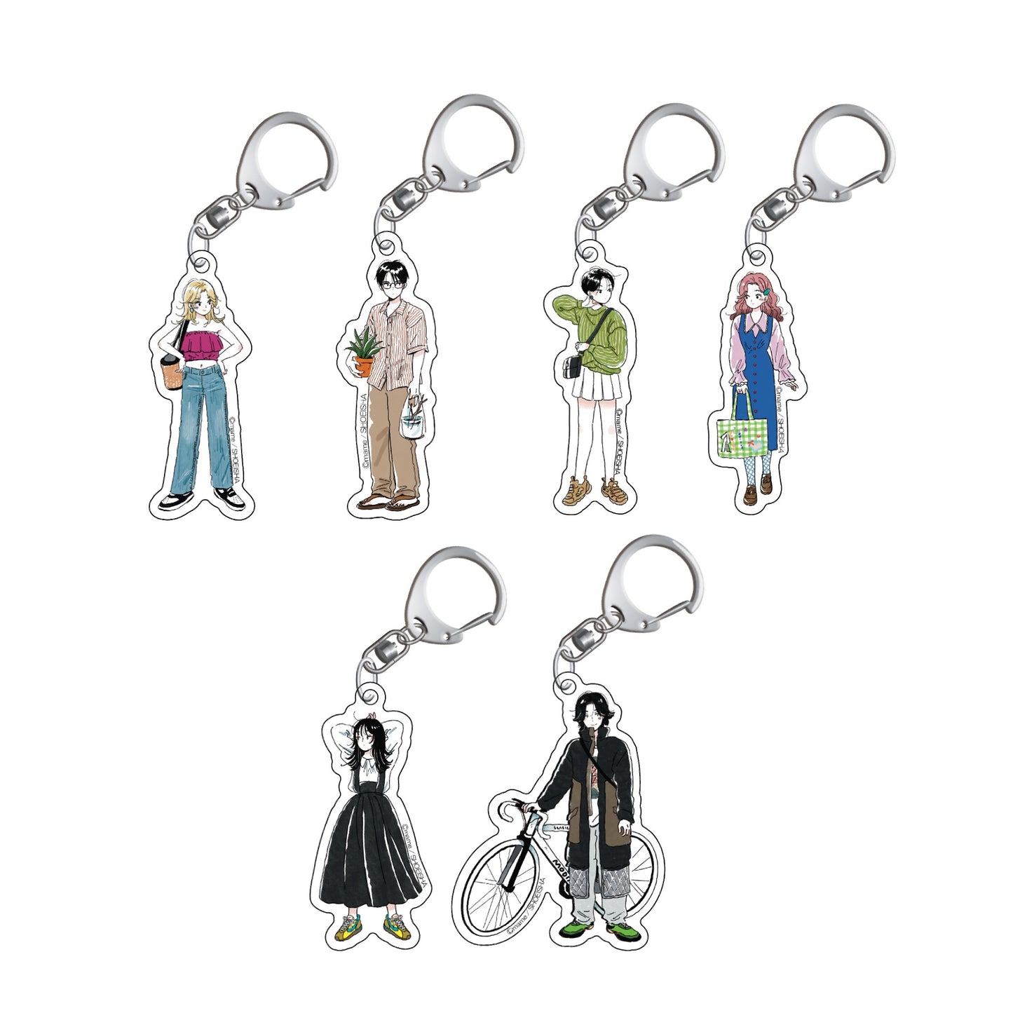 「東京ふたり暮らし日和」刊行記念イベントby mame ランダムミニアクキーA(ランダム6種)