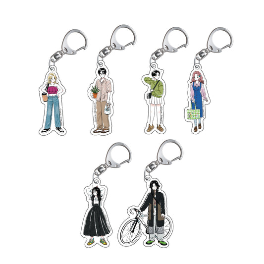 「東京ふたり暮らし日和」刊行記念イベントby mame ランダムミニアクキーA(ランダム6種)