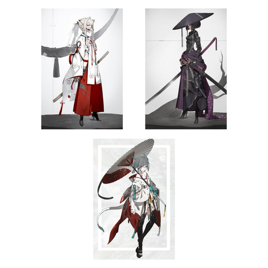 neco個展『黎明』ポストカードセット(3枚1セット)