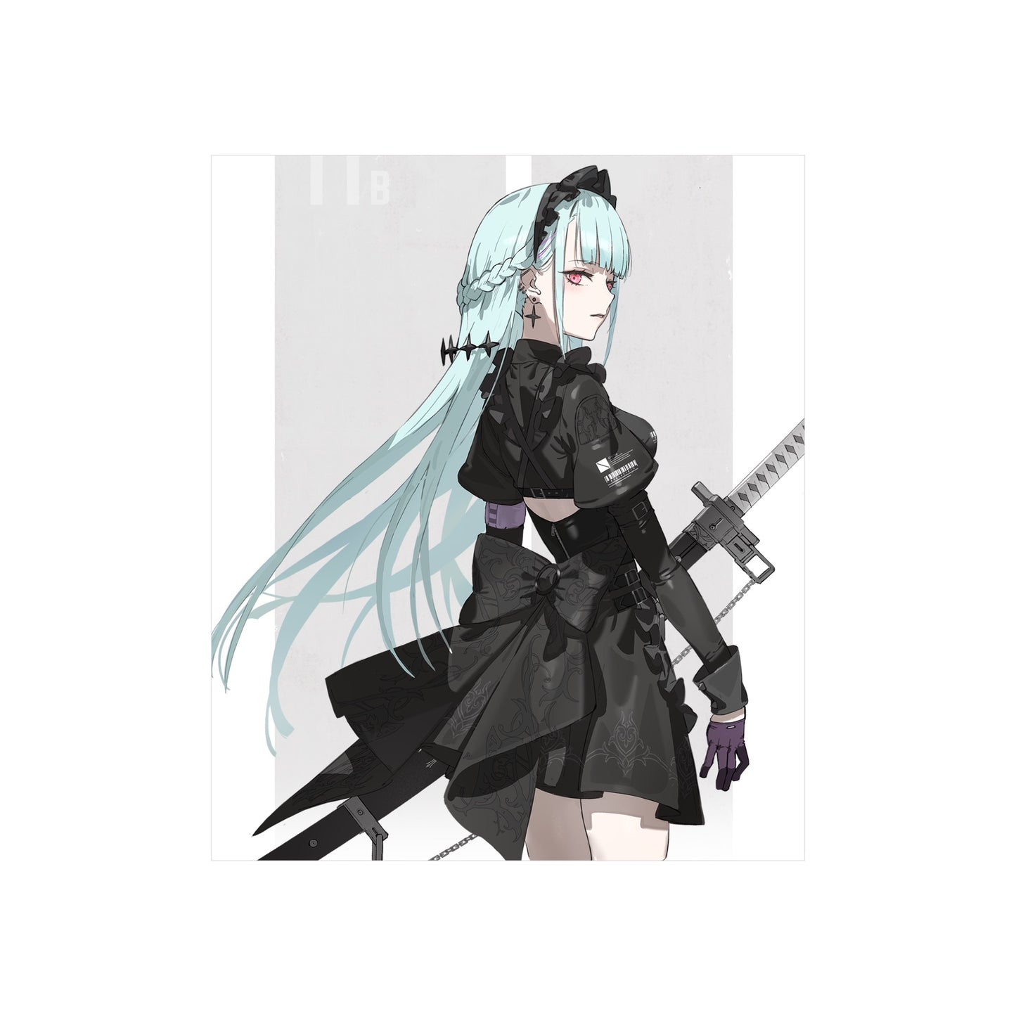 neco個展『黎明』アルミステッカーB