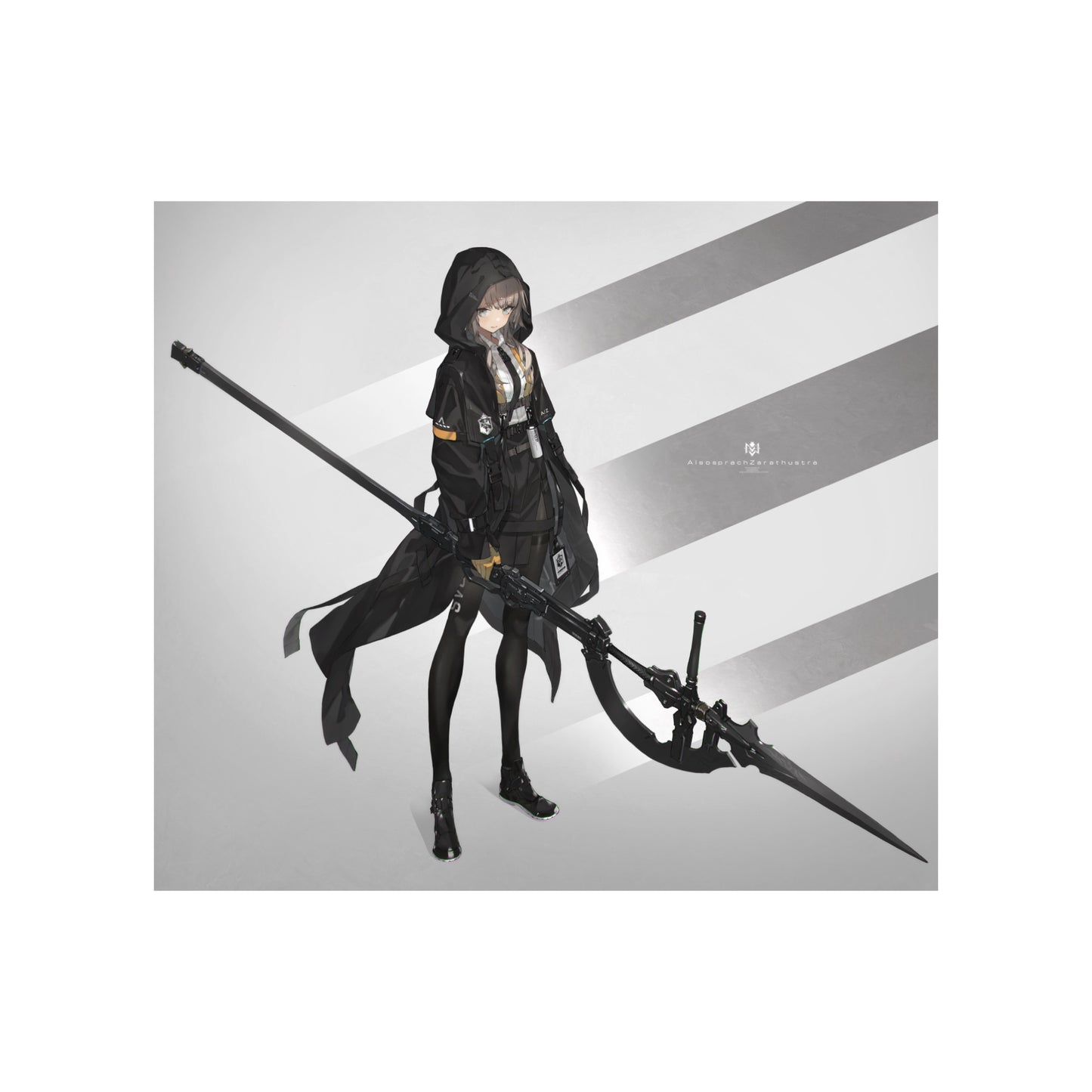 neco個展『黎明』アルミステッカーD