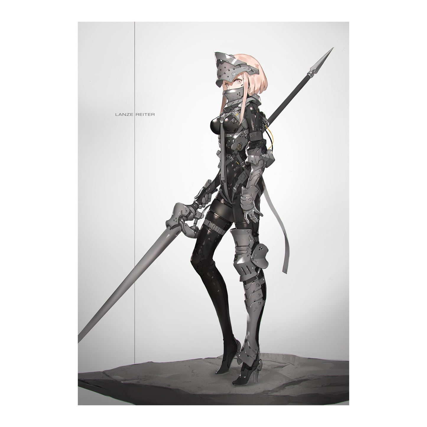 neco個展『黎明』B3マットコーティングポスターB