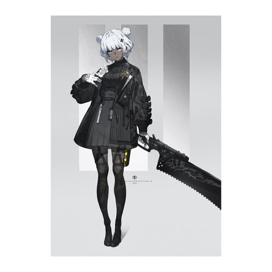 neco個展『黎明』B3マットコーティングポスターD