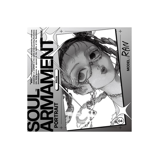 EmST ろるあ個展「etc.」 メタリックステッカーB