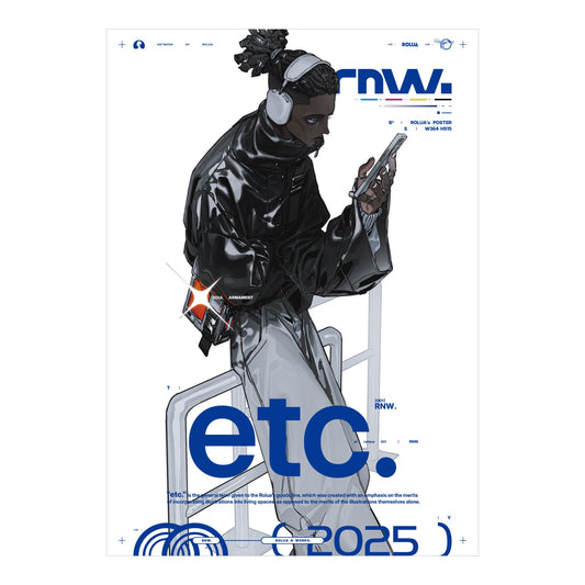 EmST ろるあ個展「etc.」 B3マットコーティングポスターC