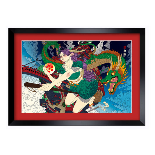鈴木セイゴ個展『伝翔』直筆サイン入りA2複製原画A