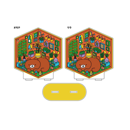 shimizu『ちがいさがしのへや』個展リバーシブルアクリルスタンドD