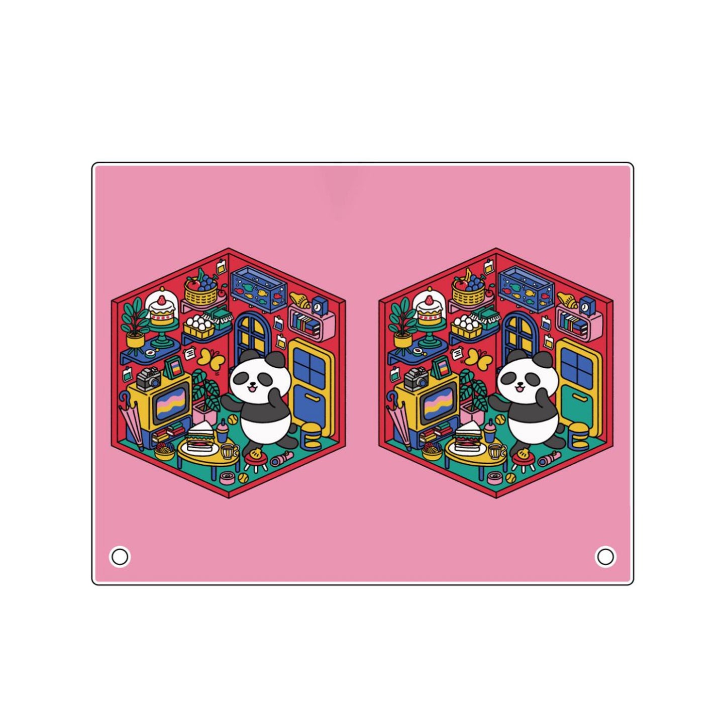 shimizu『ちがいさがしのへや』個展 大判アクリルボードA